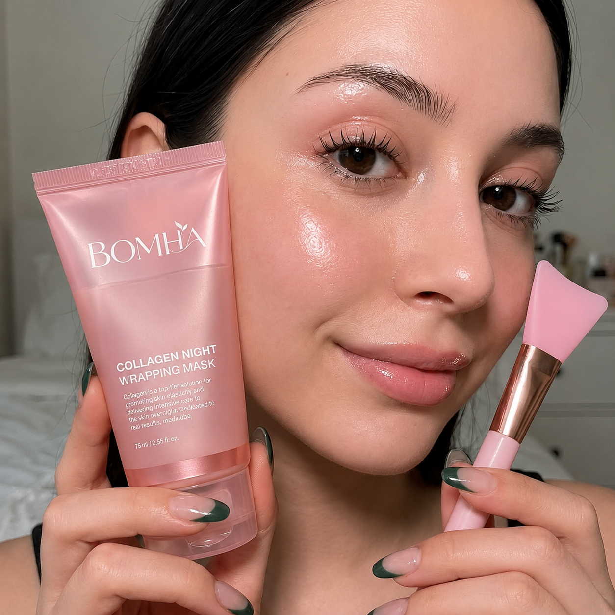 BOMHA COLLAGEN NIGHT WRAPPING MASK