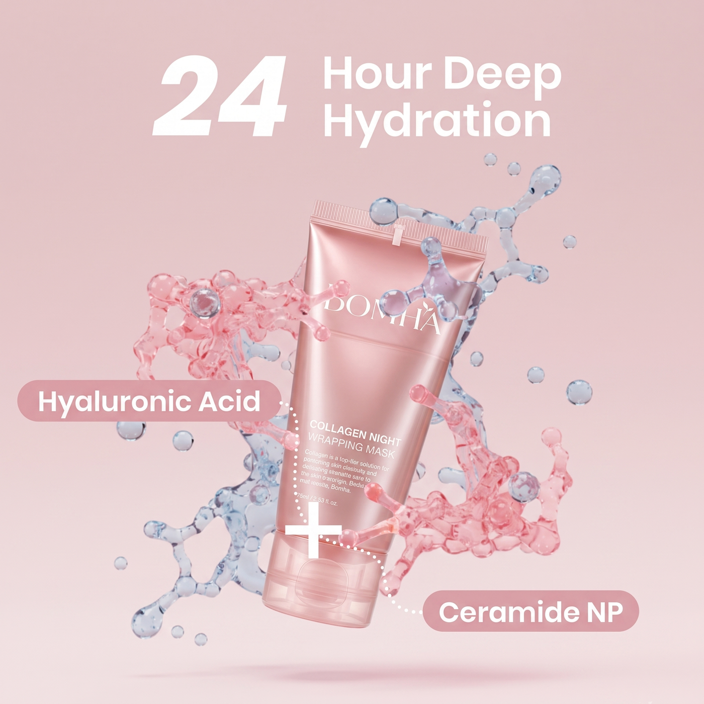 BOMHA COLLAGEN NIGHT WRAPPING MASK