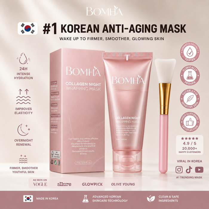 BOMHA COLLAGEN NIGHT WRAPPING MASK