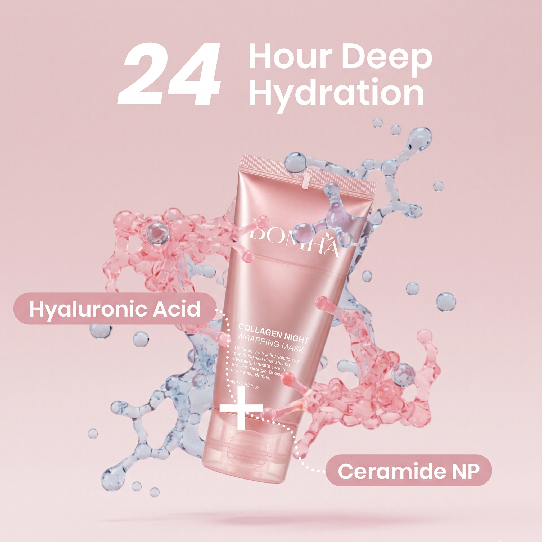 BOMHA COLLAGEN NIGHT WRAPPING MASK
